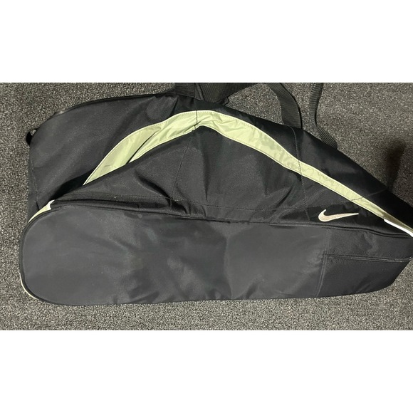 Nike Baseball Bat Bag Black White Swoosh‎ With Handles Storage Carrier - Picture 8 of 14
